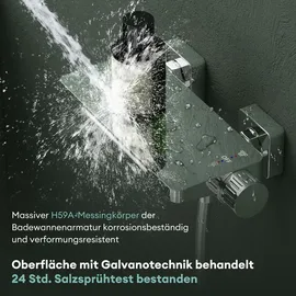 mai & mai Badewannenarmatur mit Handbrause aus Messing DSN-403