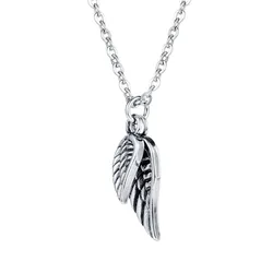 Kette mit Anhänger "Flügel", Damen, Gr. one size, Metall, silber (silbern), COLLEZIONE ALESSANDRO, Basic, Halsketten, detailgenaue Anhänger in Flügelform