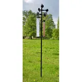 Wetterstation Regenmesser Niederschlag Windrichtung Anzeiger inkl. Thermometer