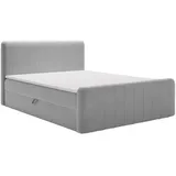 kaiser möbel Boxbett, Hellgrau, 160x200 cm Schlafzimmer, Betten, Boxspringbetten