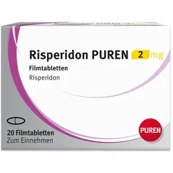Risperidon Puren 2 mg Filmtabletten 20 St
