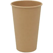 vidaXL Pappbecher 0,4 l Braun 1000 St.