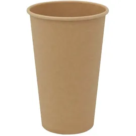 vidaXL Pappbecher 0,4 l Braun 1000 St.
