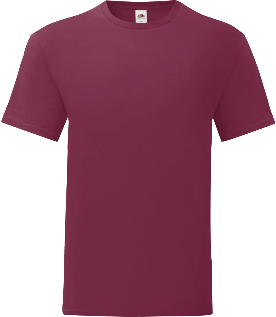 Fruit of the Loom - Iconic 150 Unisex T-Shirt - Burgundy / XL
