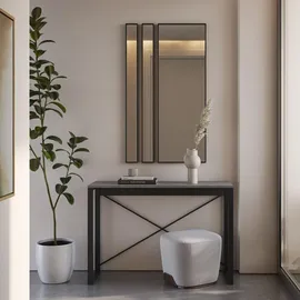 CaliCosy ARCHIE Konsolentisch 110 x 35 x 76 cm Grau
