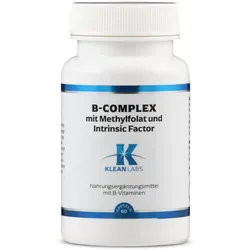 KLEAN LABS B-COMPLEX mit Methylfolat und Intrinsic Factor 60 St Kapseln