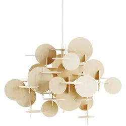 Normann Copenhagen - Bau Pendelleuchte, natur, klein