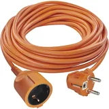 EMOS - IP20 Verlängerungskabel 20m - 1 Schuko-Steckdose - 230 V, 16 A, 3680 W - hochwertige PVC-Isolierung - H05VV-F3G 1,5 mm2 - erhöhter Berührungsschutz - für Innen - orange