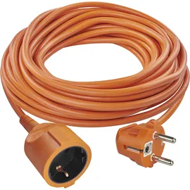 EMOS - IP20 Verlängerungskabel 20m - 1 Schuko-Steckdose - 230 V, 16 A, 3680 W - hochwertige PVC-Isolierung - H05VV-F3G 1,5 mm2 - erhöhter Berührungsschutz - für Innen - orange