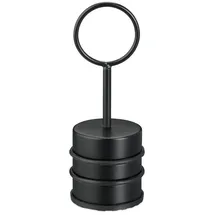 Relaxdays Türstopper Schwarz 7 cm