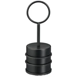 Relaxdays Türstopper Schwarz 7 cm