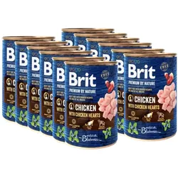 Brit Premium by Nature Chicken With Chicken Hearts 12x400g