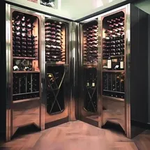 JV Möbel Weinschrank Weinkühler Wein-Schrank Weinmöbel Weinständer Weinmöbel