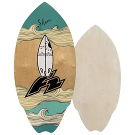 F2 Skim Board Wood Shore 101,6 x 25,4 x 5,1 cm braun
