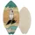 F2 Skim Board Wood Shore 101,6 x 25,4 x 5,1 cm braun