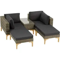 Tectake Bellaria Loungeset beige