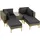 Tectake Bellaria Loungeset beige