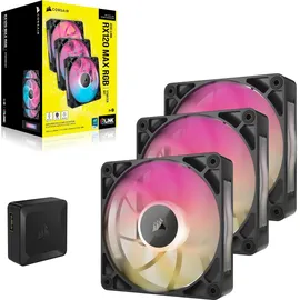 Corsair iCUE LINK RX120 MAX RGB Starter Kit, Schwarz