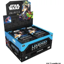 FFG Star Wars Unlimited Legenden der Macht Booster Display