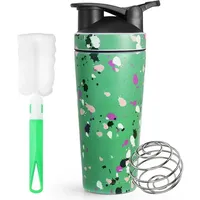 Luxuskollektion Edelstahl Protein Shaker 750ml Thermoflasche BlenderBall