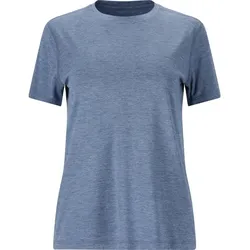 Endurance Damen Alvaly Melange S/S Tee blau