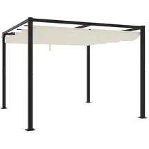 vidaXL Gartenpavillon 3 x 3 m Creme
