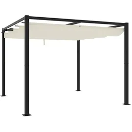 vidaXL Gartenpavillon 3 x 3 m Creme