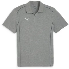 Puma teamFINAL Casuals Poloshirt Herren 33 medium gray heather/silver XL