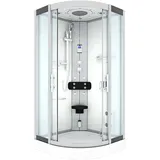 AcquaVapore Dampfdusche Duschtempel Sauna Dusche Duschkabine D46-10T2 90x90