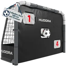 Hudora Fußballtor Schwarz 180 x 120 x 60 cm