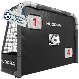 Hudora Fußballtor Schwarz 180 x 120 x 60 cm
