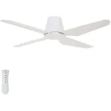 Beacon Lighting Lucci Air Aria CTC & LED-Licht 120 cm Deckenventilator weiß