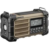 Sangean MMR-99 Outdoorradio UKW Notfallradio, Bluetooth® Solarpanel, spritzwassergeschützt, staubdi