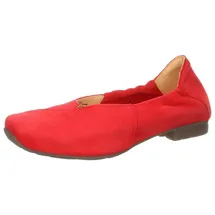 THINK! Leder-Ballerinas in Rot | Gr.: 36,5