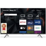 Coocaa 43R5G Roku LED TV powered by Metz, UHD Smart TV, 43 Zoll, 109 cm, Fernseher mit Triple Tuner, TV mit WLAN, LAN, HDMI, USB, HDTV, Netflix, Prime,