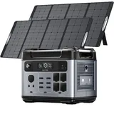 OUKITEL P2001 Plus Powerstation 2400W 2048Wh LiFePO4 Akku Solargenerator, WiFi+BT Steuerung Stromerzeuger Notstromaggregat + 2* PV400E 400W Solarpanel