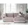 Home Affaire Ecksofa Finca XL L-Form 4 Zierkissen Braun