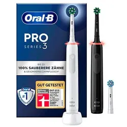 2 Oral-B Pro 3 Elektrische Zahnbürsten