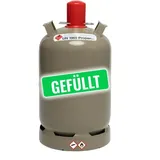 11 kg Propan-Gasflasche gefüllt