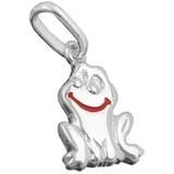 GALLAY lächelnder Frosch rot 925