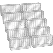 Songmics Gabionenkörbe 100 x 30 x 30 cm