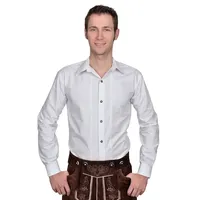 Edelnice Klassisches Trachtenhemd in weiß | Gr.: S