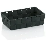 Kela Korb Alvaro Regalkorb 23 x 15 x 6 cm schwarz