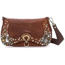 Campomaggi Bella Di Notte Schultertasche Leder 29 cm  braun