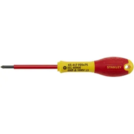 Stanley Schraubendreher Pozidriv PZ0 75 mm isoliert
