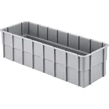 ALUTEC München Einsatzkasten stapelbar (L x B x H) 362 x 131 x 101 mm Grau 1 St.