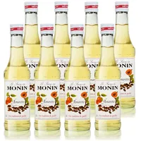 8x Monin Amaretto Sirup, 250 ml Flasche