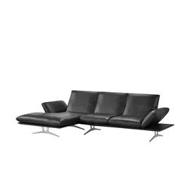 KOINOR Ecksofa Francis ¦ schwarz ¦ Maße (cm): H: 93 T: 159.0