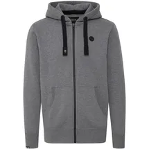 !Solid Kapuzensweatjacke SOLID grau XXL