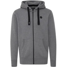 !Solid Kapuzensweatjacke SOLID grau XXL
